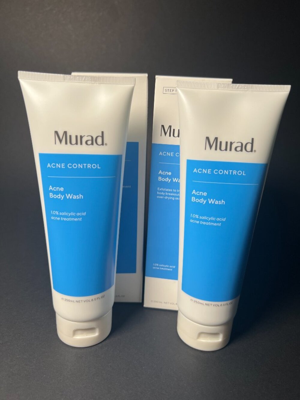 LOT of 2 Murad Acne Control Acne Body Wash Full Size 8.5 oz SEALED Exp 03/2028